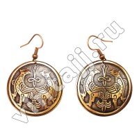 Серьги "Мирные птицы"