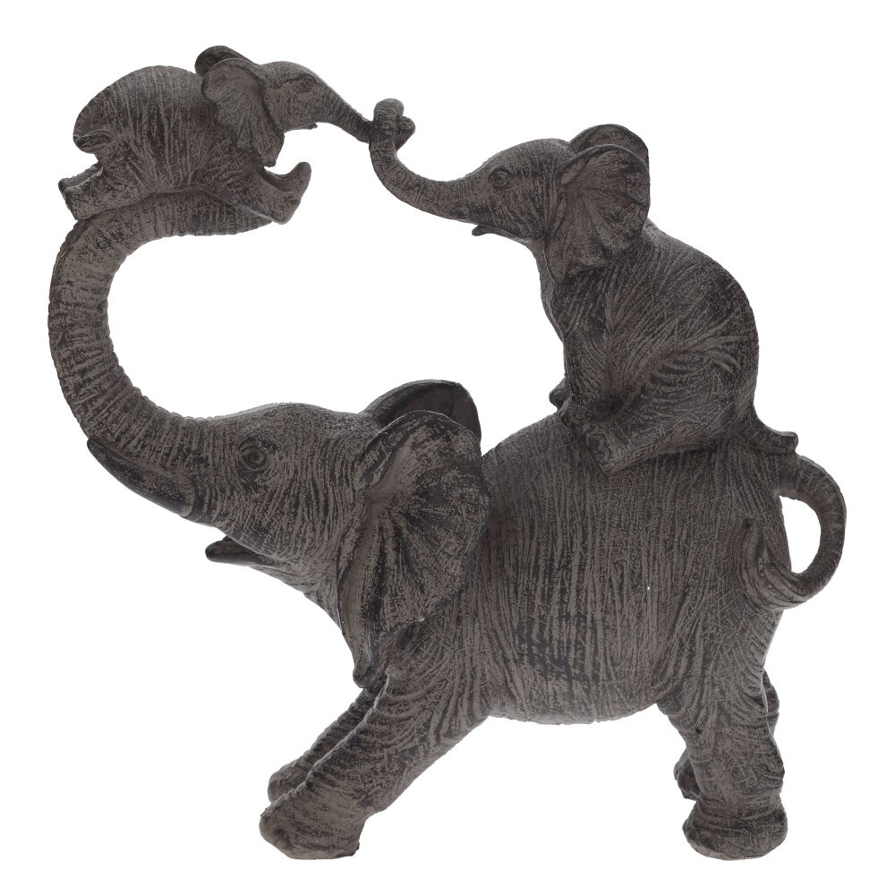 Фигурка декоративная "Слоны", L19 W8 H20 см