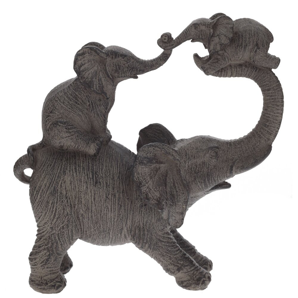 Фигурка декоративная "Слоны", L19 W8 H20 см