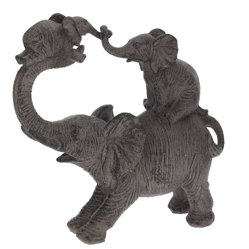 Фигурка декоративная "Слоны", L19 W8 H20 см