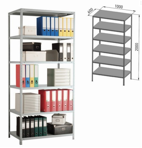 Стеллаж металлический "Практик"