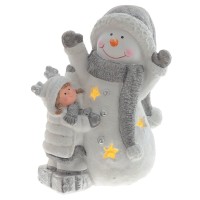 Фигурка декоративная "Девочка" (подсветка, 3хААА, не прилаг.), L30 W20 H37 см, 2в.