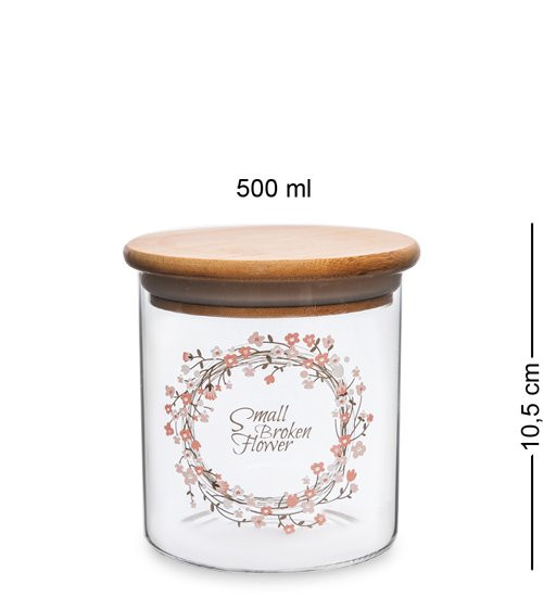 GS- 13/1 Банка для сыпучих "Цветочное очарование" 500мл