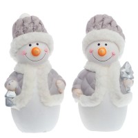Фигурка декоративная " Снеговик", L7,5 W6 H12 см, 6в.