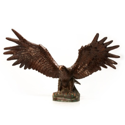 Декоративная садовая фигурка "Бронзовый орел"