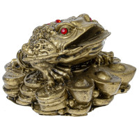 Фигурка декоративная "Лягушка денежная", L8 W7 H4,5 см