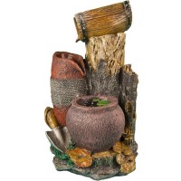 Декоративный фонтан "Дачный уют"