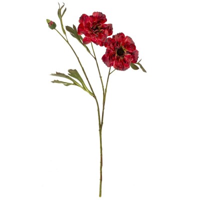 Цветок искусственный "Анемон", L20 W10 H22 см