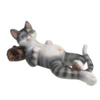 Декоративная фигурка "Кот отдыхает"              