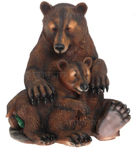 Декоративная садовая фигурка "Два медведя"