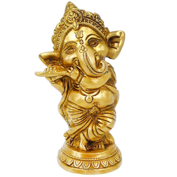 Ганеша статуэтка бронза 142*75*56мм