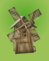 Декоративная садовая фигурка "Голландская мельница" 