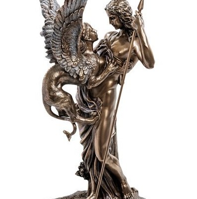 Статуэтка "Эдип и Сфинкс"