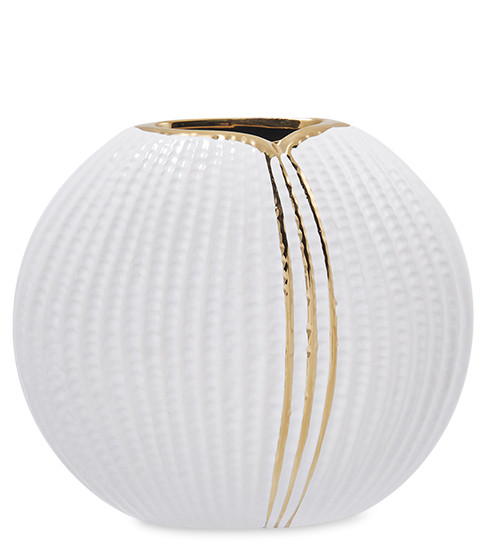 CV-21 Ваза декоративная "Белый шелк"