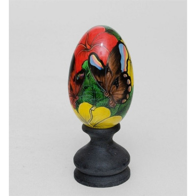 Декоративное яйцо "Бабочки в саду"