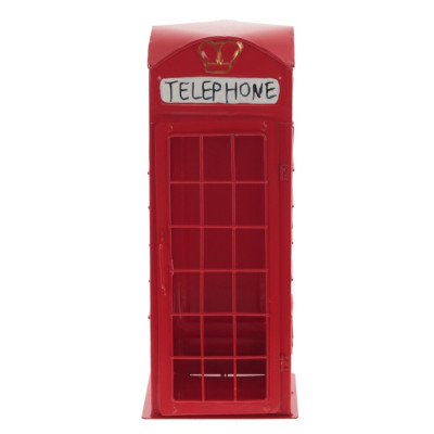 Подставка для бутылки "Телефонная будка", L13,5 W13,5 H33,5 см