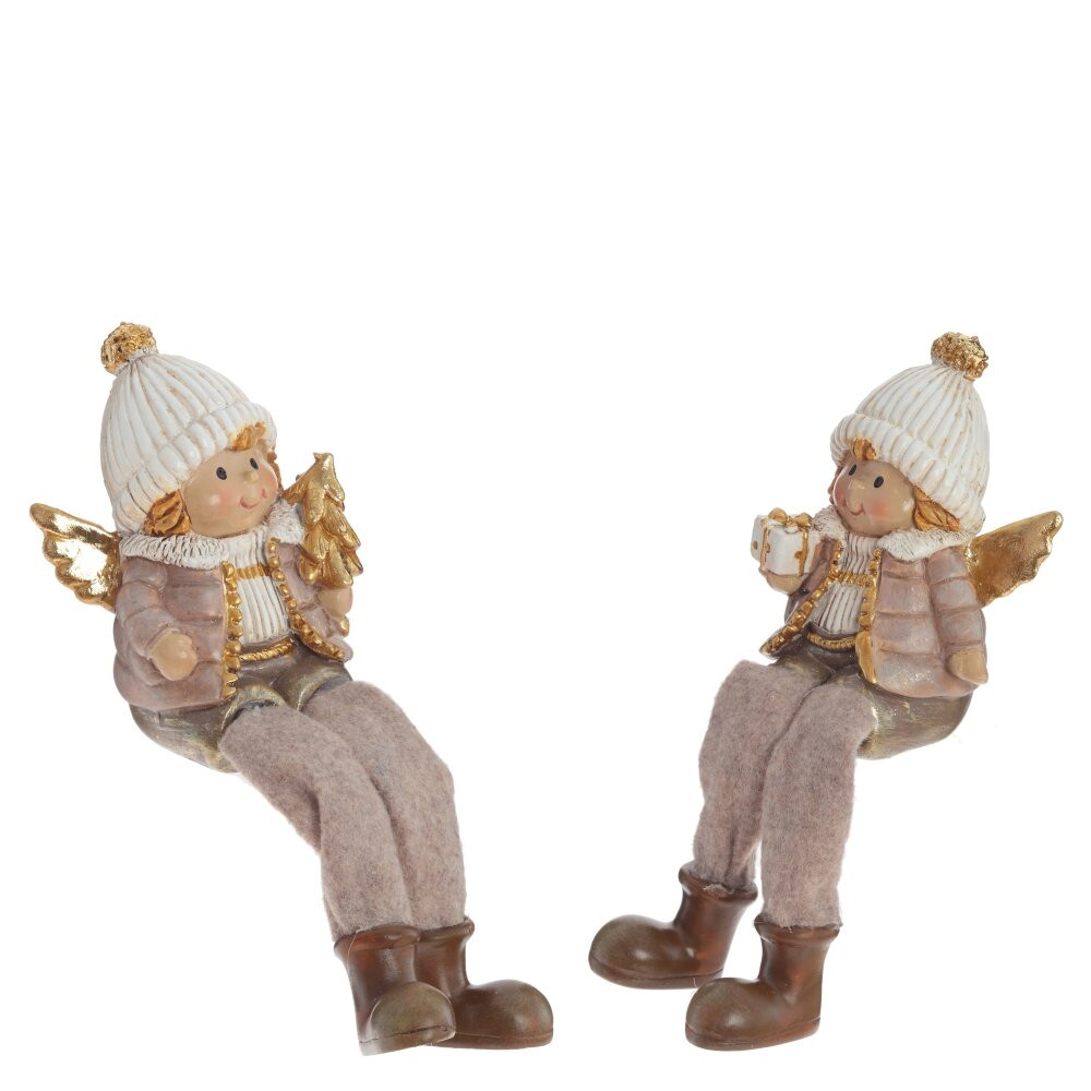 Фигурка декоративная "Ангел", L6 W4,5 H14 см, 2в.