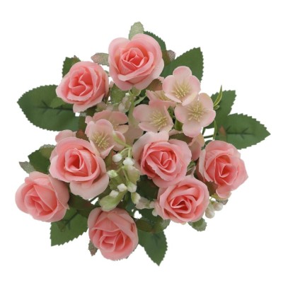 Цветочная композиция "Роза", L16 W16 H19,5 см