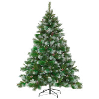 Елка искусственная "Сибирская особая со снегом", L134 W134 H180 см, 753 ветки