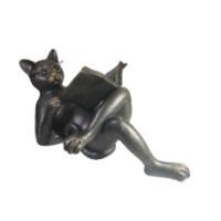 Декоративная фигурка "Кот с книгой"               
