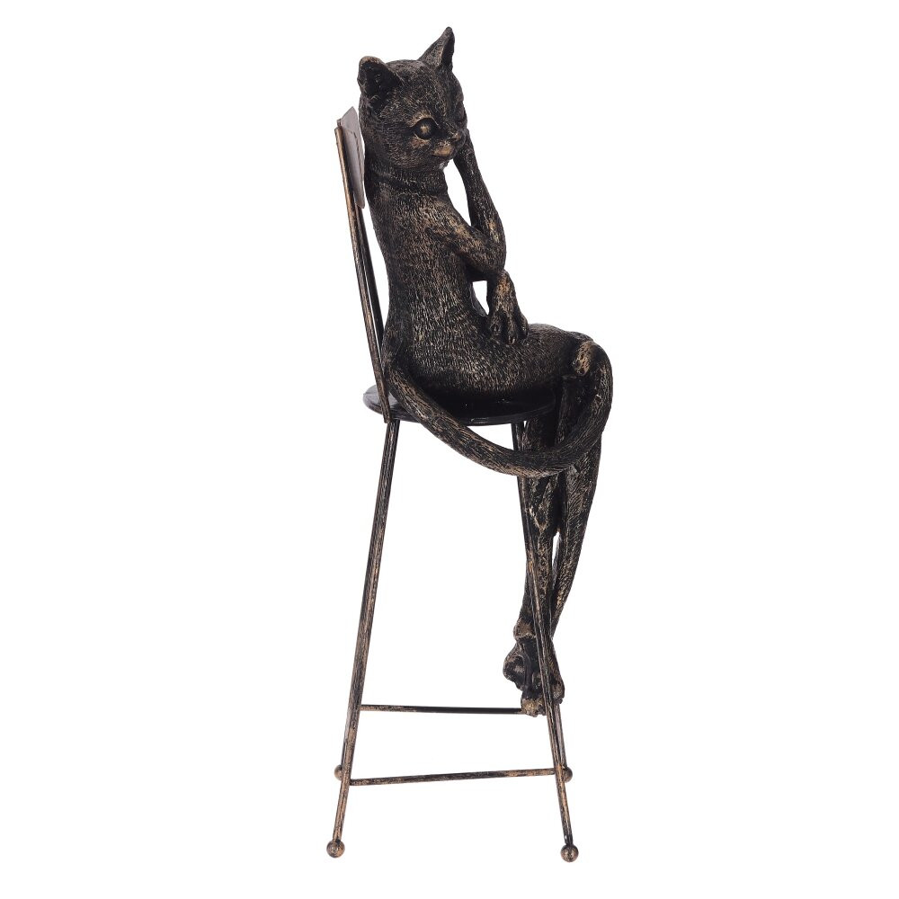 Фигурка декоративная "Кошка", L8,5 W8,5 H28,5 см