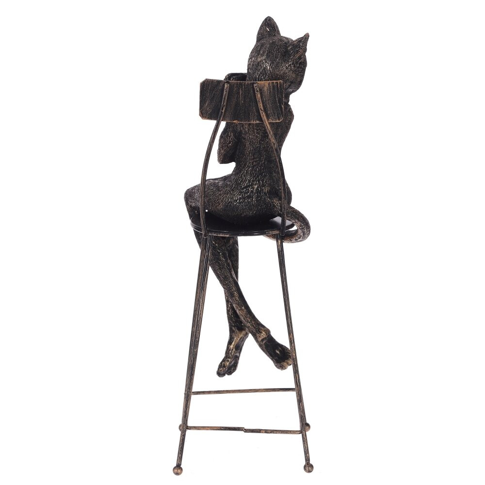 Фигурка декоративная "Кошка", L8,5 W8,5 H28,5 см