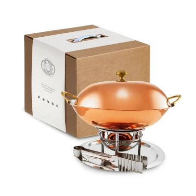 Мармит "Глухарь" медный с лужением