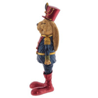 Фигурка декоративная "Солдатик-зайка" (блок из 2шт), L8 W6,5 H21,5 см