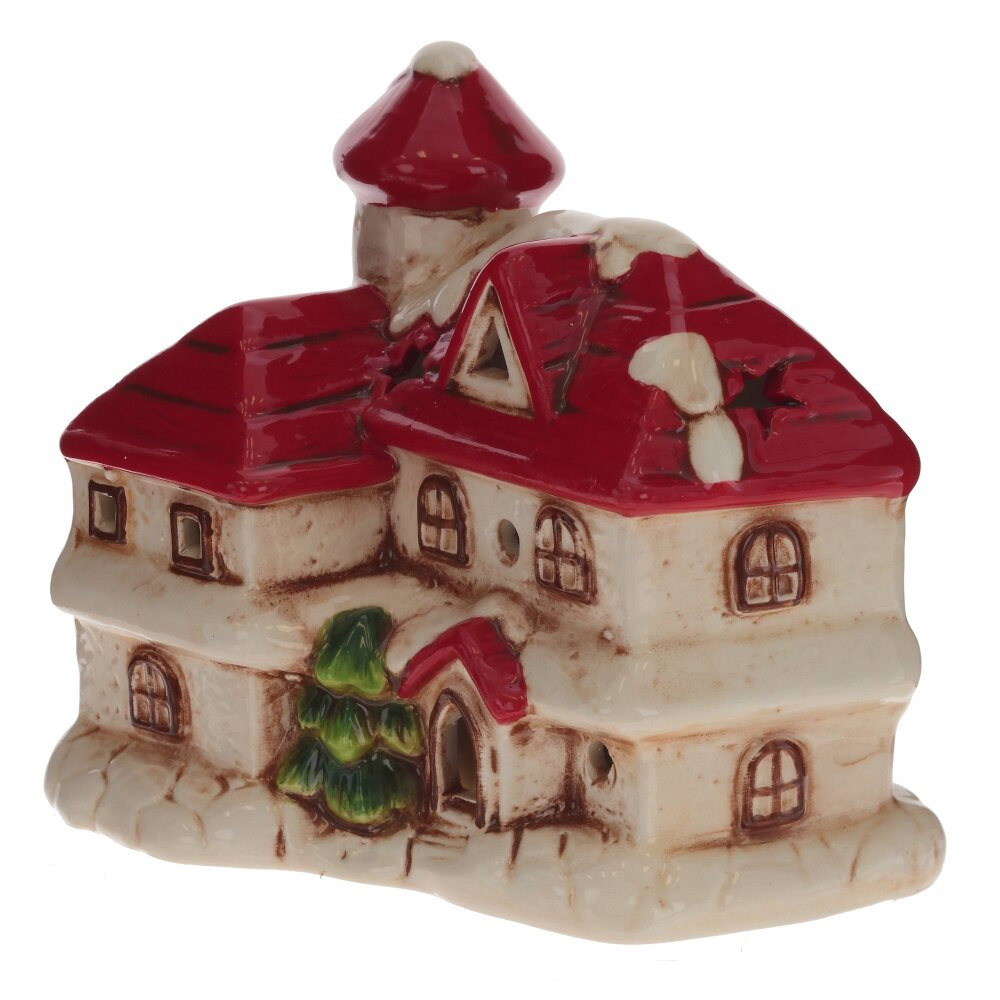 Фигурка декоративная "Домик" с подсветкой, L10,5 W7,5 H10 см