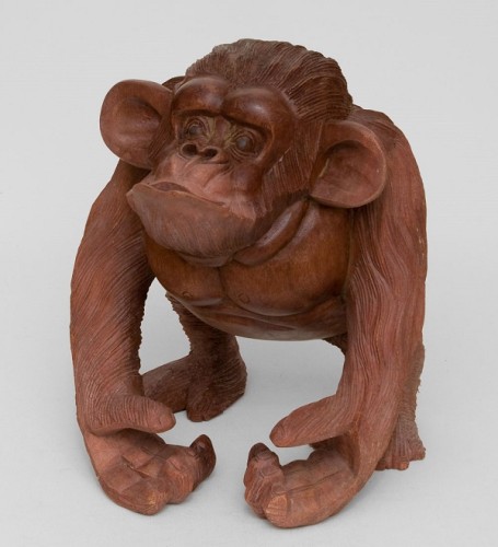 Декоративная статуэтка "Довольная обезьяна" Декоративная статуэтка "Довольная обезьяна"