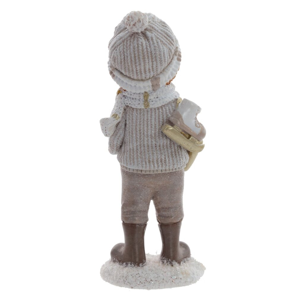 Фигурка декоративная "Мальчик/Девочка", L8 W7 H18 см, 2в.