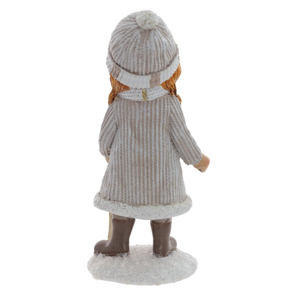 Фигурка декоративная "Мальчик/Девочка", L8 W7 H18 см, 2в.