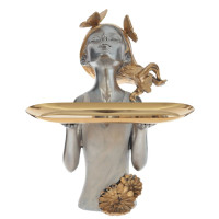 Фигурка декоративная "Девочка", L22,5 W20 H28,5 см