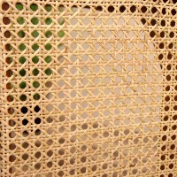 Столик кофейный из дерева манго и ротанга 40х30х60см.          