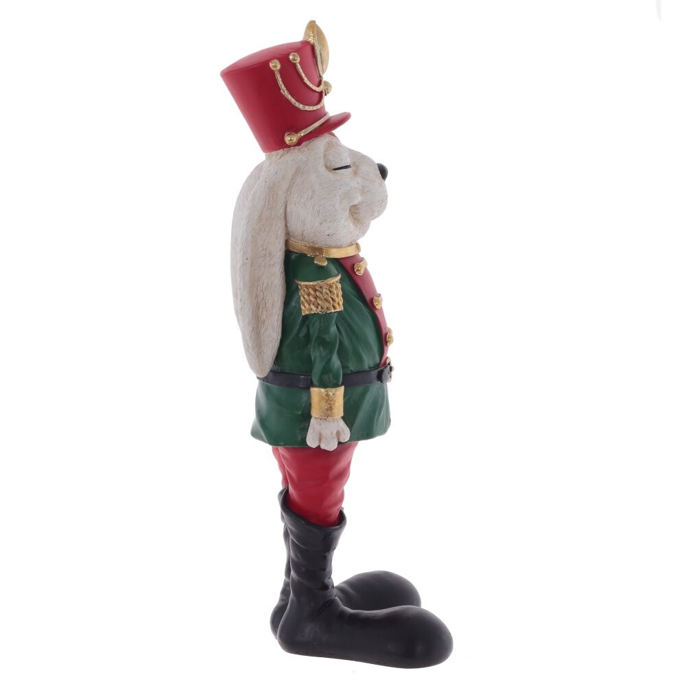 Фигурка декоративная "Солдатик-зайка" (блок из 2шт), L8 W6,5 H21,5 см