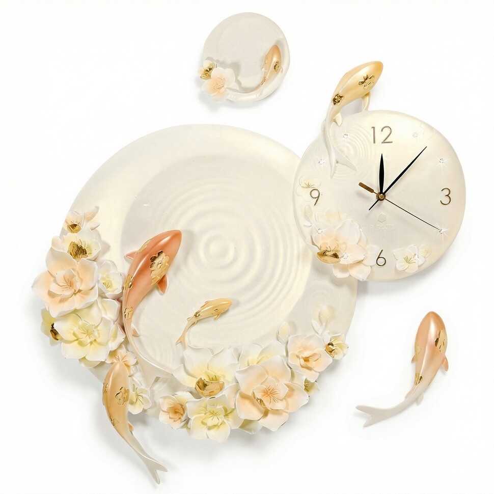 ART-216 Часы "Карпы кои"