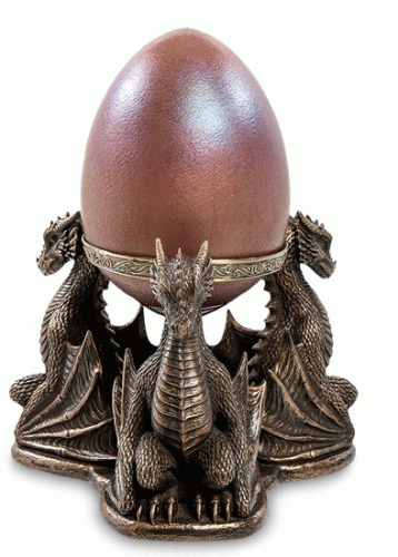 Статуэтка декоративная "Шар и драконы"