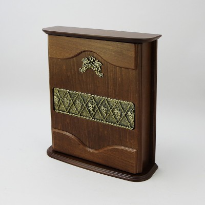 Ключница настенная деревянная Виноград