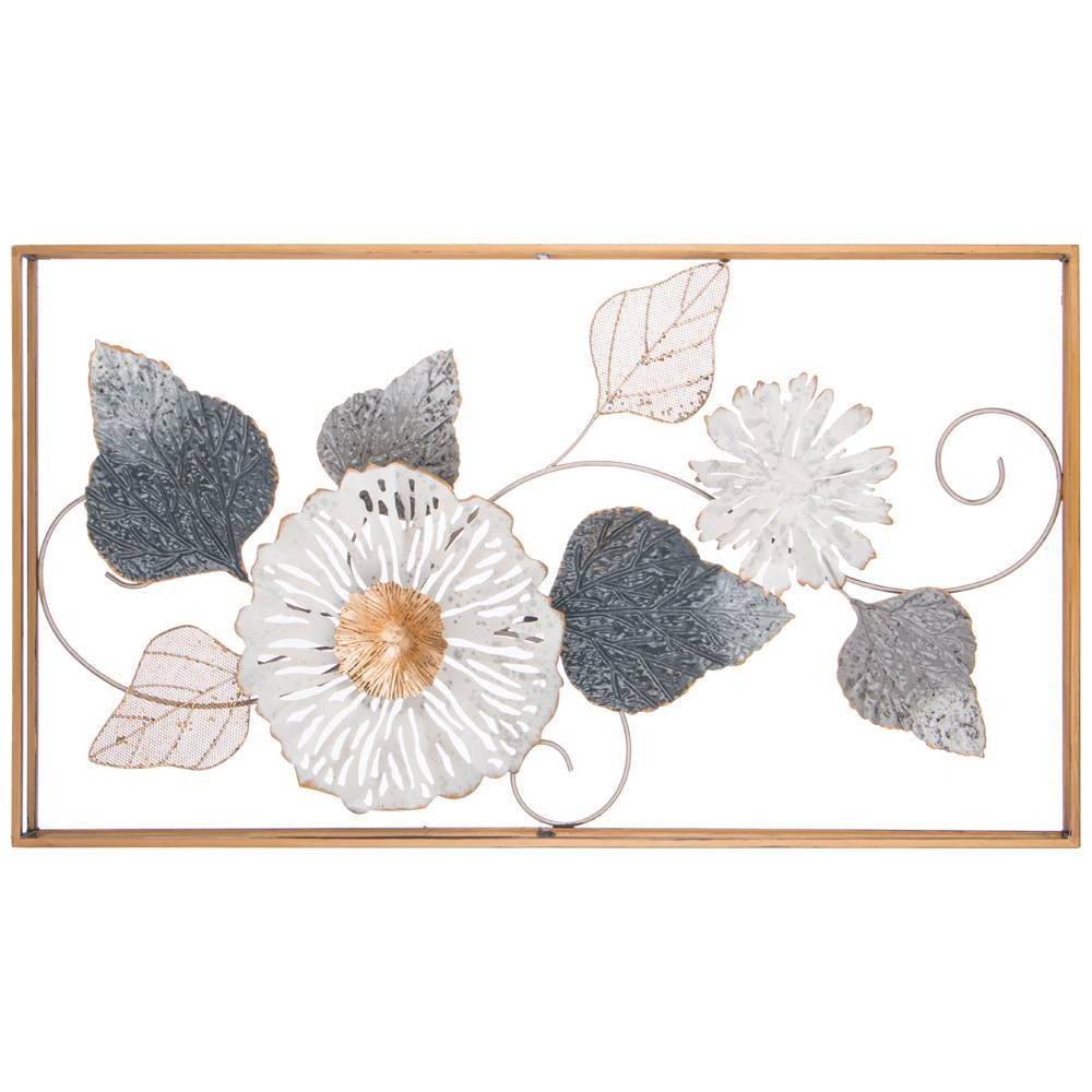 ПАННО НАСТЕННОЕ КОЛЛЕКЦИЯ "ЦВЕТОЧНАЯ СИМФОНИЯ" 50.2*90.8*5.7 СМ