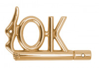 Табличка латунная "Курение разрешено"