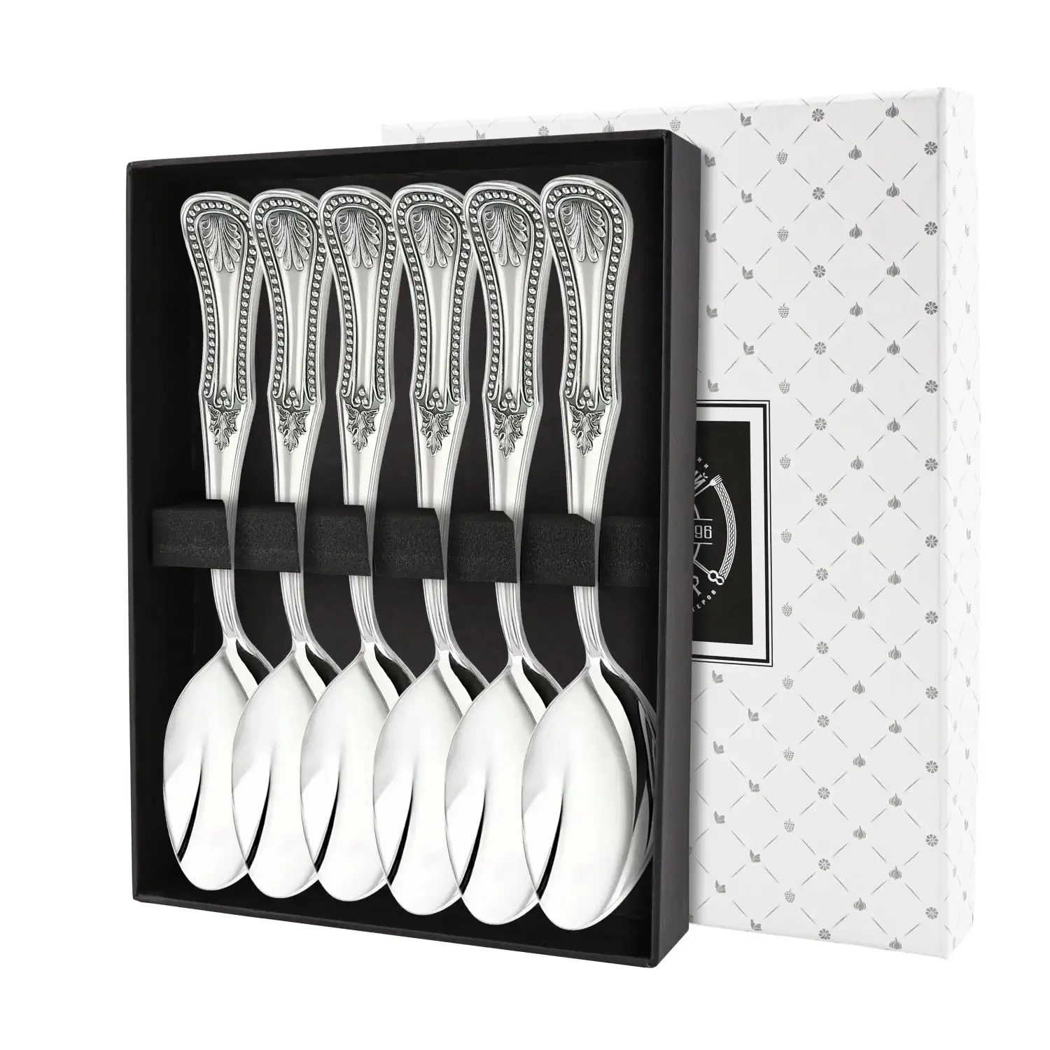 Набор чайных ложек "№11" с чернением 6 предметов Набор чайных ложек "№11" с чернением 6 предметов