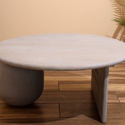 Столик кофейный из дерева манго 80х80х35см.         