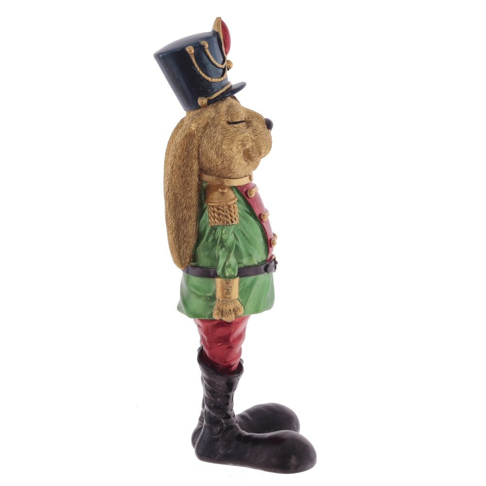 Фигурка декоративная "Солдатик-зайка" (блок из 2шт), L8 W6,5 H21,5 см