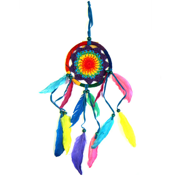 Ловец снов цветной 42см, d.11см