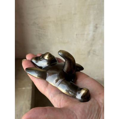 латунь резная антик h-11 см