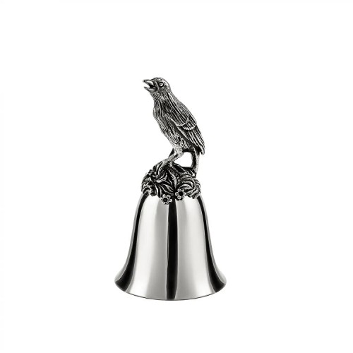 Колокольчик "Жаворонок" никелированный с чернением