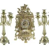 Каминные часы с канделябрами "Эдмонд"