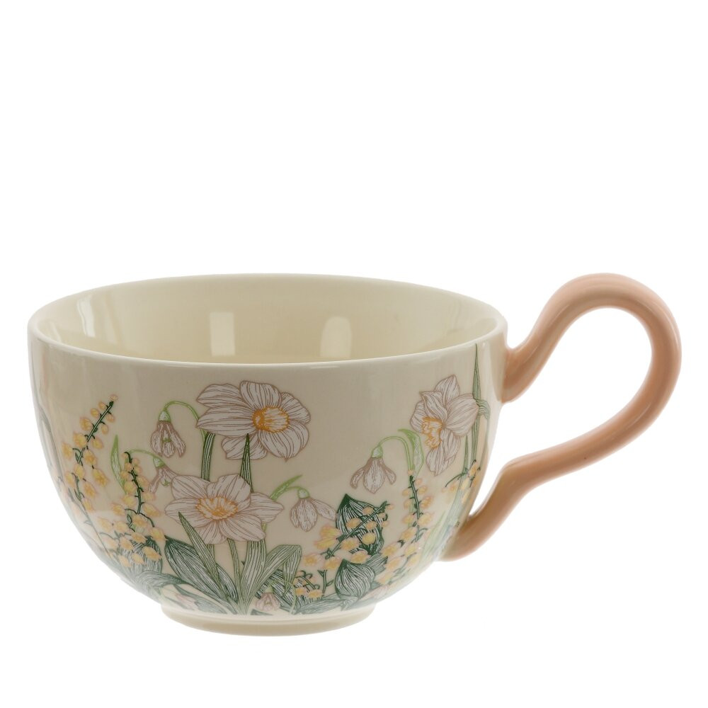 Чашка с крышкой, 400 мл, L16 W12 H9,5 см