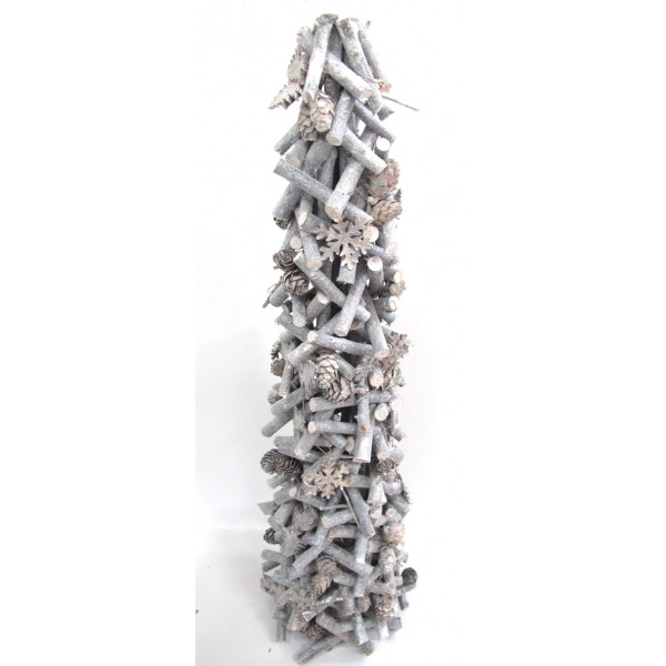 Декоративное изделие "Ёлка", 27х27х70 см
