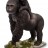 Статуэтка "Черная горилла с малышом"